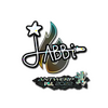 Sticker | jabbi (Glitter) | Antwerp 2022