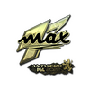 Sticker | max (Gold) | Antwerp 2022