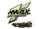 Sticker | max (Gold) | Antwerp 2022
