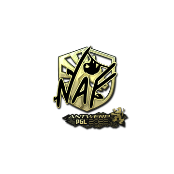 Sticker | NAF (Gold) | Antwerp 2022