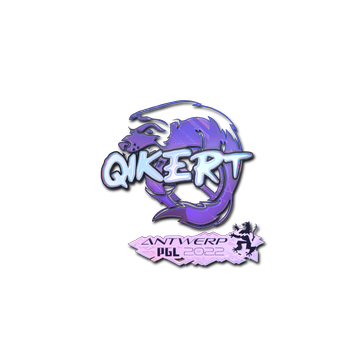 Sticker | qikert (Holo) | Antwerp 2022