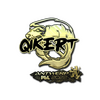 Sticker | qikert (Gold) | Antwerp 2022