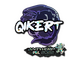 Sticker | qikert (Glitter) | Antwerp 2022
