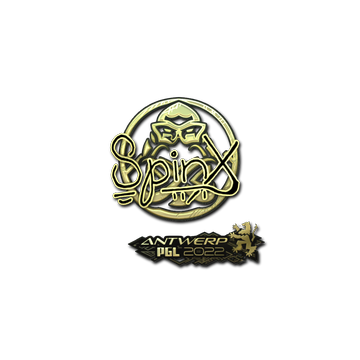 Sticker | Spinx (Gold) | Antwerp 2022