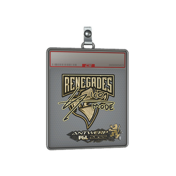 Sticker Slab | sico (Gold) | Antwerp 2022