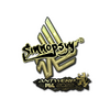Sticker | sinnopsyy (Gold) | Antwerp 2022