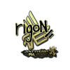 Sticker | rigoN (Gold) | Antwerp 2022