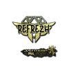Sticker | refrezh (Gold) | Antwerp 2022