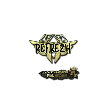 Sticker | refrezh (Gold) | Antwerp 2022