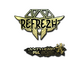 Sticker | refrezh (Gold) | Antwerp 2022