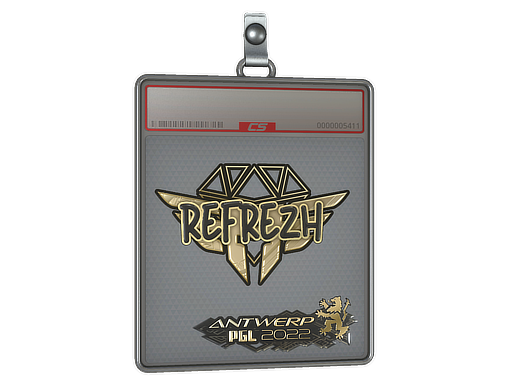 Sticker Slab | refrezh | Antwerp 2022 | Gold