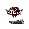 Sticker | refrezh (Glitter) | Antwerp 2022