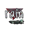 Sticker | rain (Glitter) | Antwerp 2022