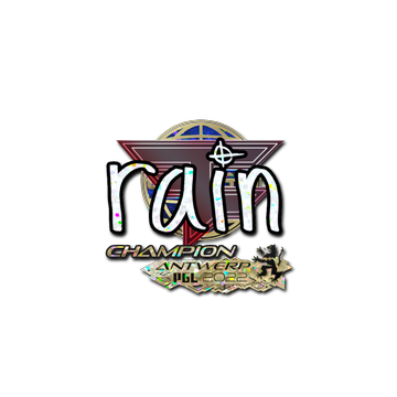 Sticker | rain (Glitter, Champion) | Antwerp 2022