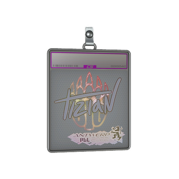 Sticker Slab | tiziaN (Holo) | Antwerp 2022