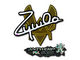 Sticker | ZywOo (Glitter) | Antwerp 2022