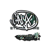 Sticker | Calyx (Glitter) | Antwerp 2022