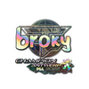 Sticker | broky (Holo, Champion) | Antwerp 2022