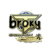 Sticker | broky (Gold, Champion) | Antwerp 2022