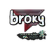 Sticker | broky (Glitter) | Antwerp 2022
