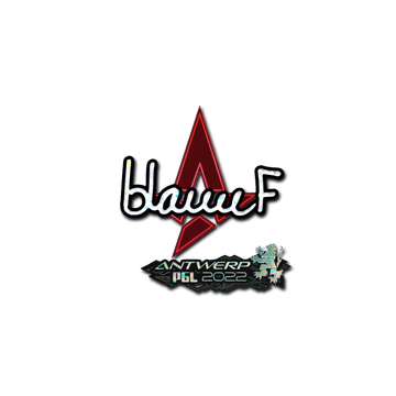 Sticker | blameF (Glitter) | Antwerp 2022
