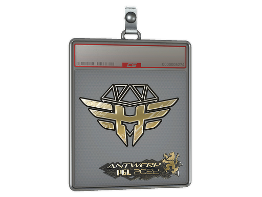 Sticker Slab | Heroic (Gold) | Antwerp 2022