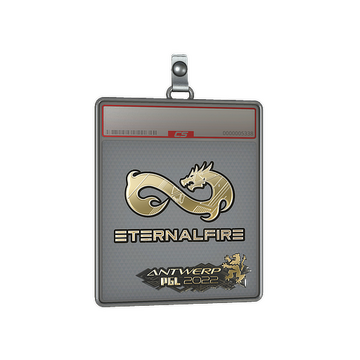 Sticker Slab | Eternal Fire (Gold) | Antwerp 2022