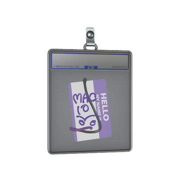 Sticker Slab | Hello MAC-10