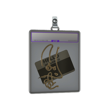 Sticker Slab | Hello M4A1-S (Gold)