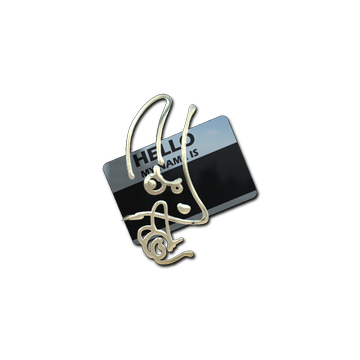 Sticker | Hello M4A1-S (Gold)