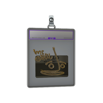 Sticker Slab | Hello Galil AR (Gold)