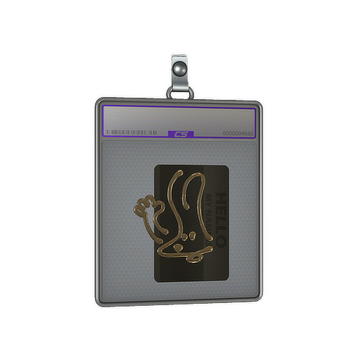 Sticker Slab | Hello FAMAS (Gold)