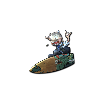 Sticker | Fire Serpent Surf K (Foil)