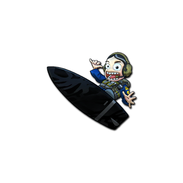 Sticker | Dark Water Surf Ava (Foil)