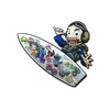 Sticker | Sticker Bomb Surf Ava (Foil)