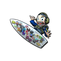 Sticker | Sticker Bomb Surf Ava (Foil)