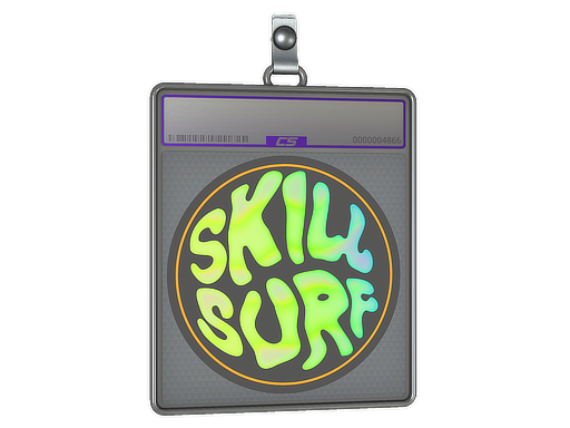 Sticker Slab | Ocean Sunset Skill Surf (Holo)