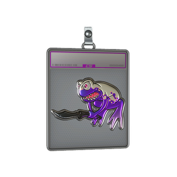 Sticker Slab | Ultraviolet Poison Frog (Foil)
