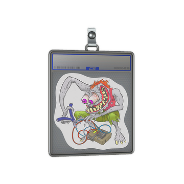 Sticker Slab | White Bombster