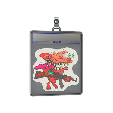 Sticker Slab | Red Shark Shooter