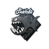 Sticker | Black Jaggyfish