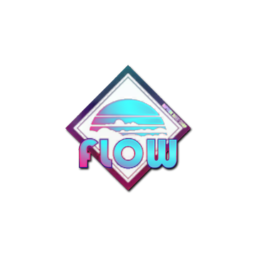 Sticker | Cotton Candy Flow (Holo)