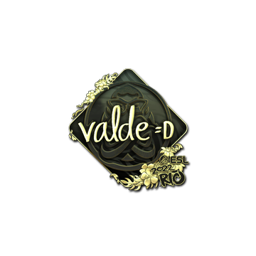 Sticker | v4lde (Gold) | Rio 2022
