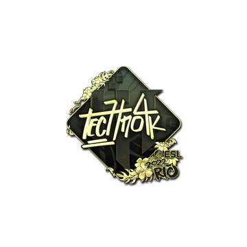 Sticker | Techno4K (Gold) | Rio 2022