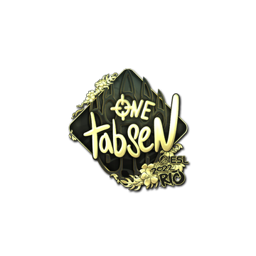 Sticker | tabseN (Gold) | Rio 2022