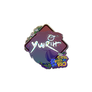 Sticker | yuurih (Glitter) | Rio 2022