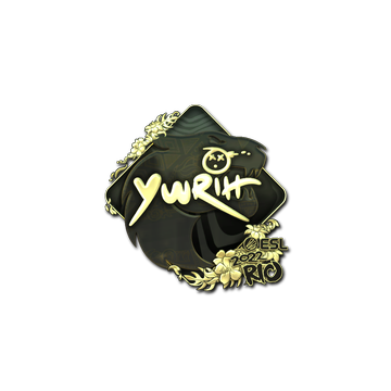 Sticker | yuurih (Gold) | Rio 2022