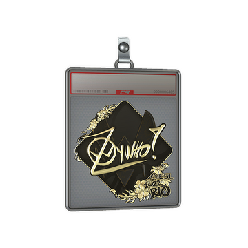 Sticker Slab | ZywOo (Gold) | Rio 2022