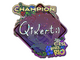 Sticker | qikert (Glitter, Champion) | Rio 2022