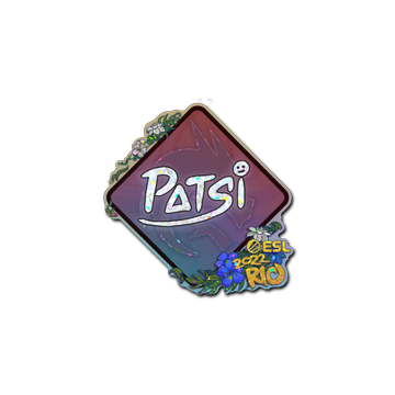 Sticker | Patsi (Glitter) | Rio 2022